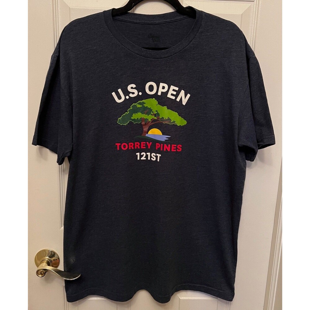 Torrey Pines 121st US Open Men's T-Shirt Men’s Size Large - Gray